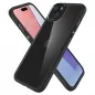 Apple iPhone 15 Plus Hülle Spigen Ultra Hybrid Kristallklar  Matt Schwarz
