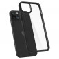Apple iPhone 15 Plus Hülle Spigen Ultra Hybrid Kristallklar  Matt Schwarz