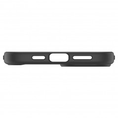 Apple iPhone 15 Plus Hülle Spigen Ultra Hybrid Kristallklar  Matt Schwarz