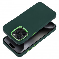 Apple iPhone 15 Pro Max Hülle FRAME Elegant  Grün