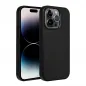 Apple iPhone 15 Pro Max Hülle Leather Mag Cover Elegant  MagSAFE  Schwarz