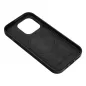 Apple iPhone 15 Pro Max Hülle Leather Mag Cover Elegant  MagSAFE  Schwarz