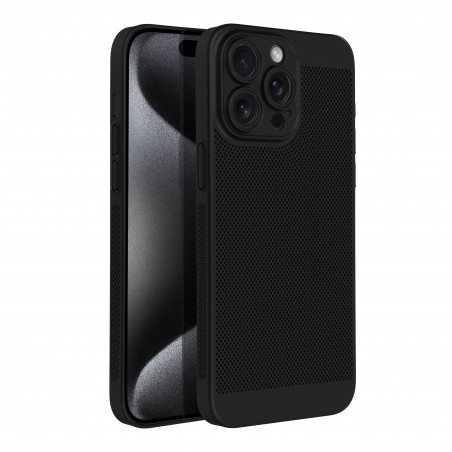 Apple iPhone 15 Pro Max Hülle Breezy Schwarz