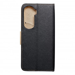 Honor 90 Lite 5G Book Handytaschen Fancy Book Schwarz