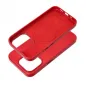 Apple iPhone 15 Pro Hülle Leather Mag Cover Elegant  MagSAFE  Rot