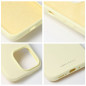 Apple iPhone 15 Hülle Roar Cloud-Skin Hellgelb