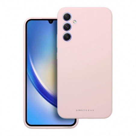 Samsung Galaxy A34 Hülle Roar Cloud-Skin Hell-Pink
