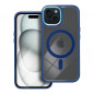 Apple iPhone 15 Hülle Color Edge Mag MagSAFE  Navy blau