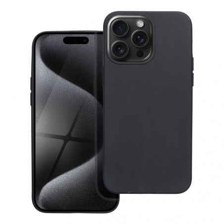 Apple iPhone 15 Pro Max Hülle MATT Schwarz