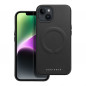 Apple iPhone 14 Pro Hülle Roar Leather Mag Elegant  MagSAFE  Schwarz