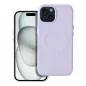 Apple iPhone 15 Hülle Roar Leather Mag Elegant  MagSAFE  Lila (Purple)