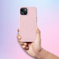 Apple iPhone 15 Plus Hülle Roar Leather Mag Elegant  MagSAFE  Heißes Rosa