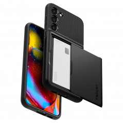 Samsung Galaxy S23 Plus 5G Hülle Spigen Slim Armor CS Schwarz