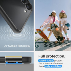 Samsung Galaxy S23 Plus 5G Hülle Spigen Ultra Hybrid Kristallklar  Matt Schwarz