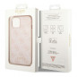 Apple iPhone 14 Hülle Guess 4G Gold Logo Elegant  Rosa