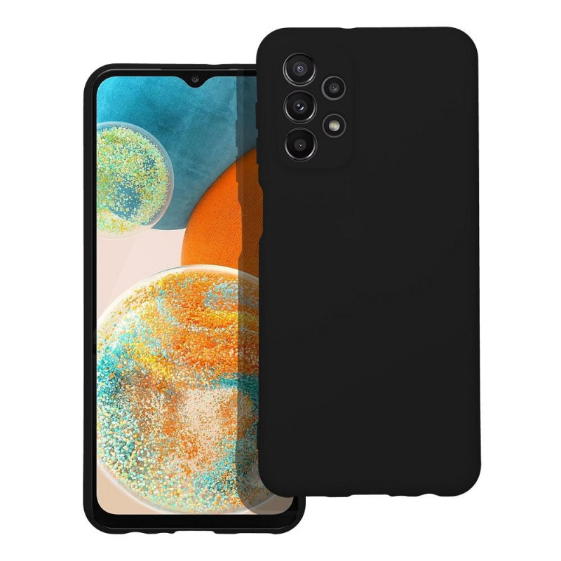 Samsung Galaxy A23 5G Hülle Silicone Elegant  Schwarz