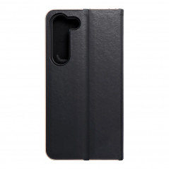 Samsung Galaxy S23 5G Book Handytaschen LUNA Book Gold Elegant  Schwarz
