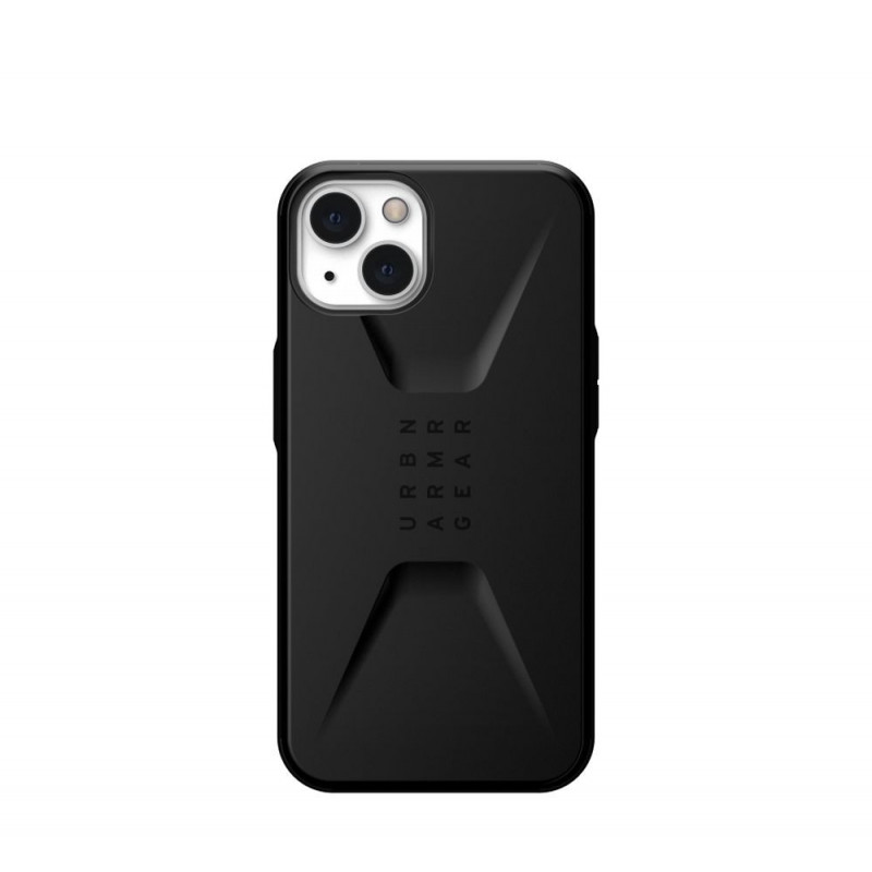 Apple iPhone 13 Hülle Urban Armor Gear Civilian Premium-Gehäuse  MagSAFE  Schwarz