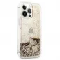 Apple iPhone 14 Pro Max Hülle Guess Liquide Glitter Charms Elegant  Gold