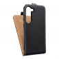 Samsung Galaxy S23 5G Flip Handytaschen Slim Flexi Fresh Schwarz
