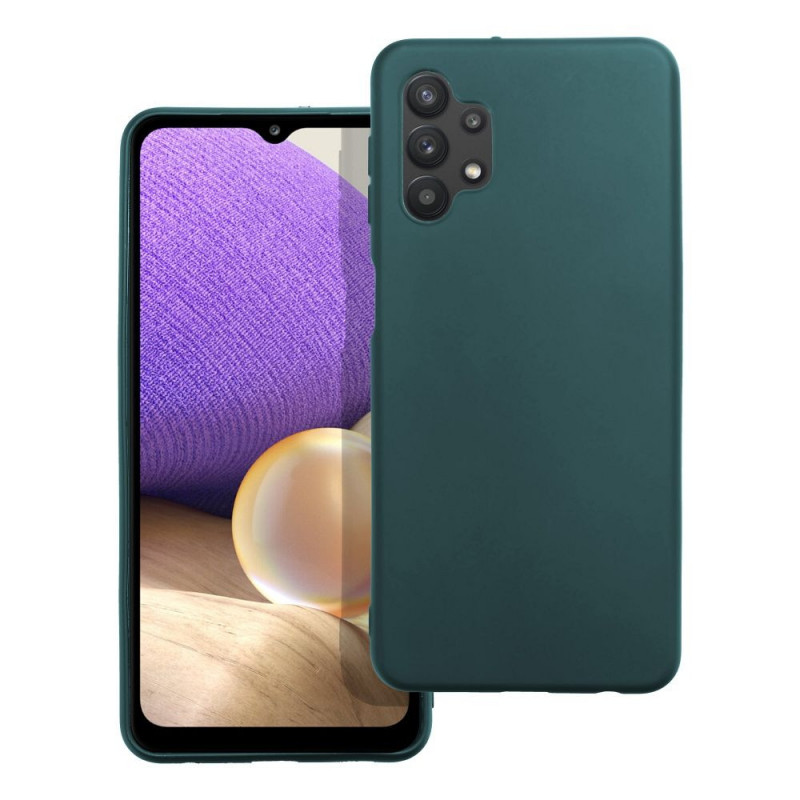 Samsung Galaxy A32 LTE Hülle MATT Dunkelgrün