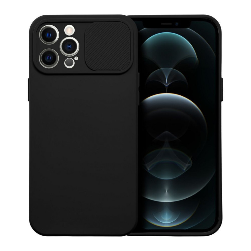 Apple iPhone 12 Pro Max Hülle Slide Schwarz