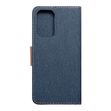Samsung Galaxy A23 5G Book Handytaschen CANVAS Book Navy blau
