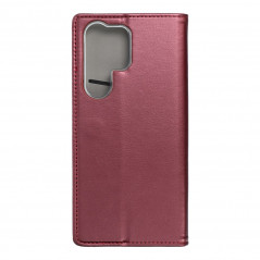Samsung Galaxy S23 Ultra 5G Book Handytaschen Smart Magneto book Burgund
