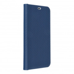 Samsung Galaxy A23 5G Book Handytaschen LUNA Book Carbon Kohlenstoff-Faser, Elegant  Blau