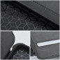 Apple iPhone 14 Pro Max Book Handytaschen Razor Book Kohlenstoff-Faser, Kohlenstoffmuster  Blau