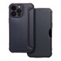 Apple iPhone 14 Pro Max Book Handytaschen Razor Book Kohlenstoff-Faser, Kohlenstoffmuster  Blau