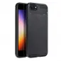 Apple iPhone SE 2022 5G Hülle Carbon premium Elegant  Schwarz