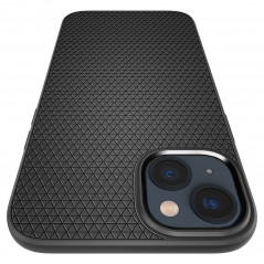 Apple iPhone 14 Plus Hülle Spigen  Liquid Air Matt Schwarz