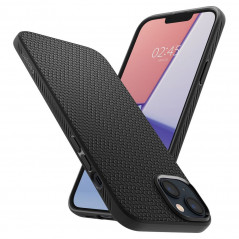 Apple iPhone 14 Plus Hülle Spigen  Liquid Air Matt Schwarz
