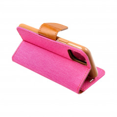 Samsung Galaxy S23 Ultra 5G Book Handytaschen CANVAS Book Rosa