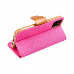 Samsung Galaxy S23 Ultra 5G Book Handytaschen CANVAS Book Rosa