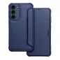Samsung Galaxy S23 Plus 5G Book Handytaschen Razor Book Kohlenstoff-Faser, Kohlenstoffmuster  Blau