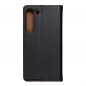 Samsung Galaxy S23 5G Book Handytaschen Leather case SMART PRO Elegant  Schwarz