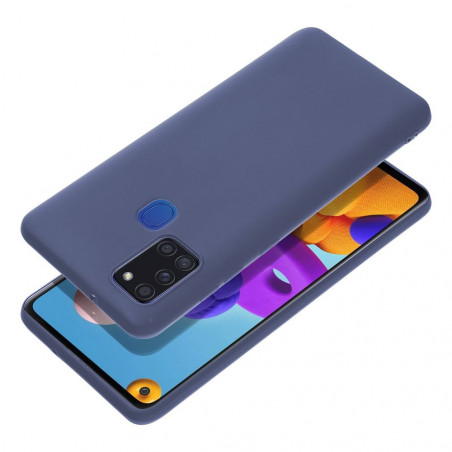 Samsung Galaxy A21s Hülle MATT Blau