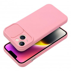 Apple iPhone 14 Hülle Slide Hell-Pink