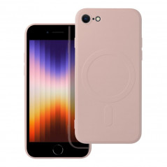 Apple iPhone 8 Hülle Silicone Mag Cover MagSAFE  Rosa