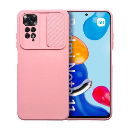 XIAOMI Redmi 9C Hülle Slide Hell-Pink