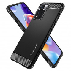 XIAOMI Redmi Note 11 Pro Plus 5G Hülle Spigen Armor Kohlenstoff-Faser, Elegant  Schwarz