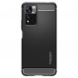 XIAOMI Redmi Note 11 Pro Plus 5G Hülle Spigen Armor Kohlenstoff-Faser, Elegant  Schwarz