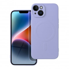 Apple iPhone 14 Hülle Silicone Mag Cover MagSAFE  Lila (Purple)