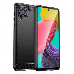 Samsung Galaxy M53 5G Hülle Carbon Elegant  Schwarz