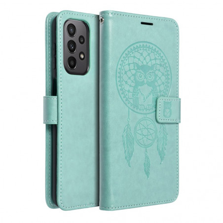 Samsung Galaxy A23 5G Book Handytaschen MEZZO Book Traumfänger  Grün