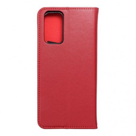 Samsung Galaxy A23 5G Book Handytaschen Leather case SMART PRO Elegant  Rotwein