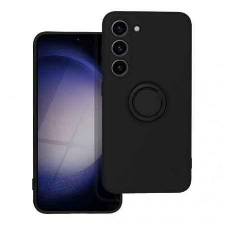 Samsung Galaxy S23 5G Hülle Silicone ring Schwarz