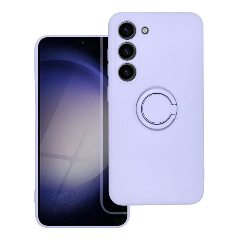 Samsung Galaxy S23 5G Hülle Silicone ring Lila (Violet)